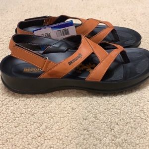 Super cute ankle strap thong sandals